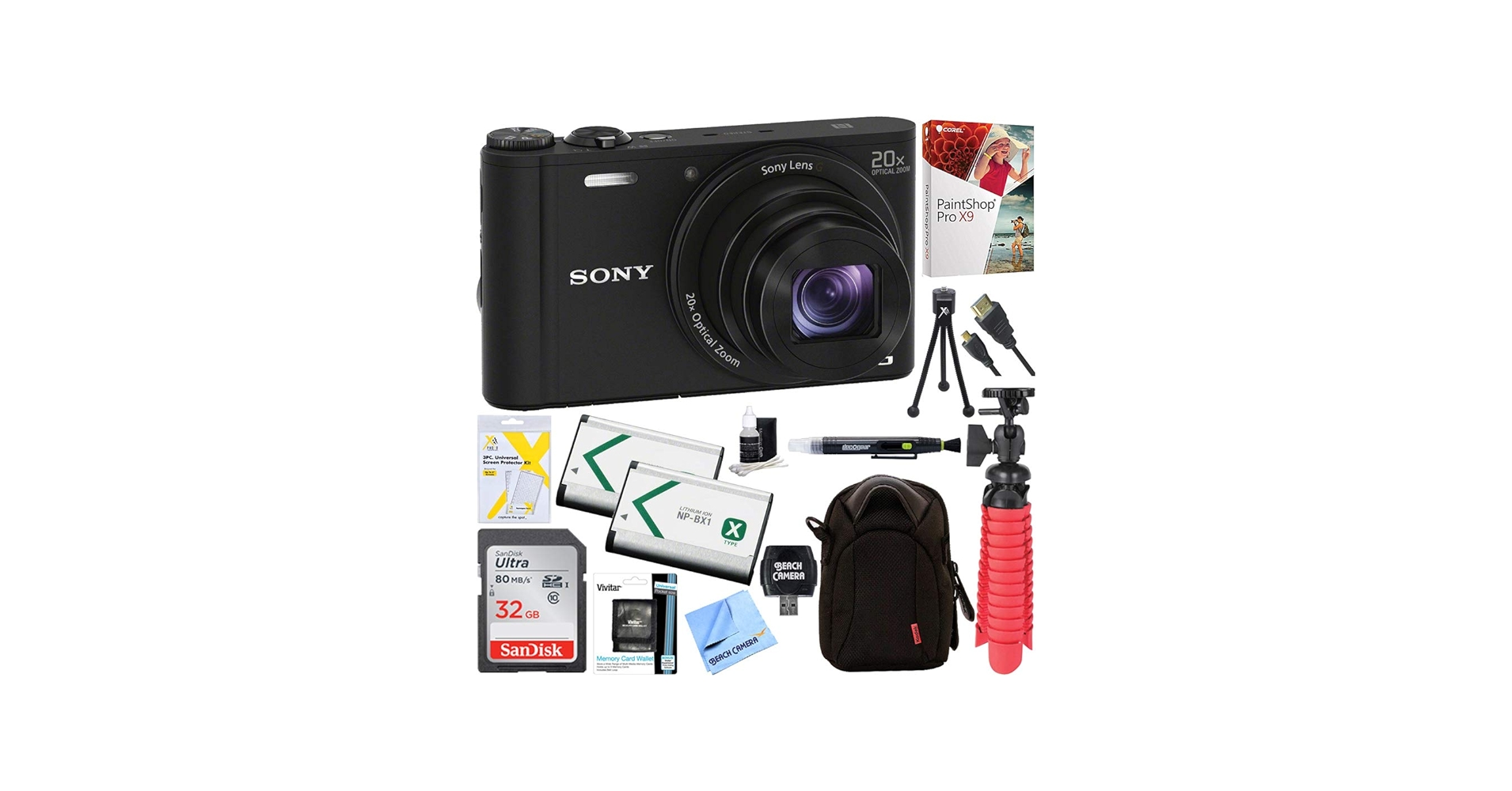 Amazon.com : Sony Cyber-Shot WX350 Compact Digital Camera with 20x