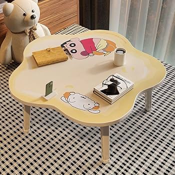 Amazon｜クレヨンしんちゃん 折りたたみテーブル ベッドテーブル ロー