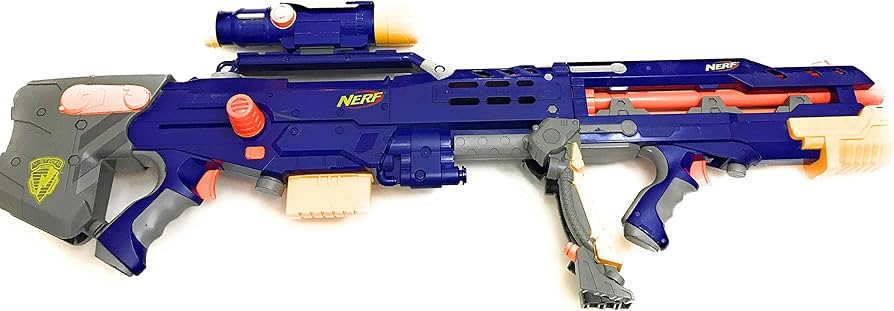 Amazon.co.jp: (ナーフ) Nerf ロングショットCS-6 ブルー : おもちゃ