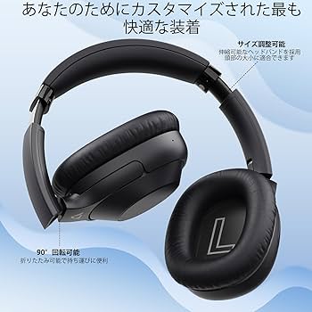 Amazon.co.jp: Ankbit ヘッドホン bluetooth ノイズキャンセリング