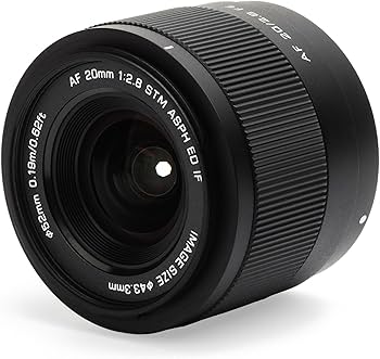 VILTROX 20mm f2.8 FE, 20mm f/2.8 e-Mount Full Frame AF-lens voor