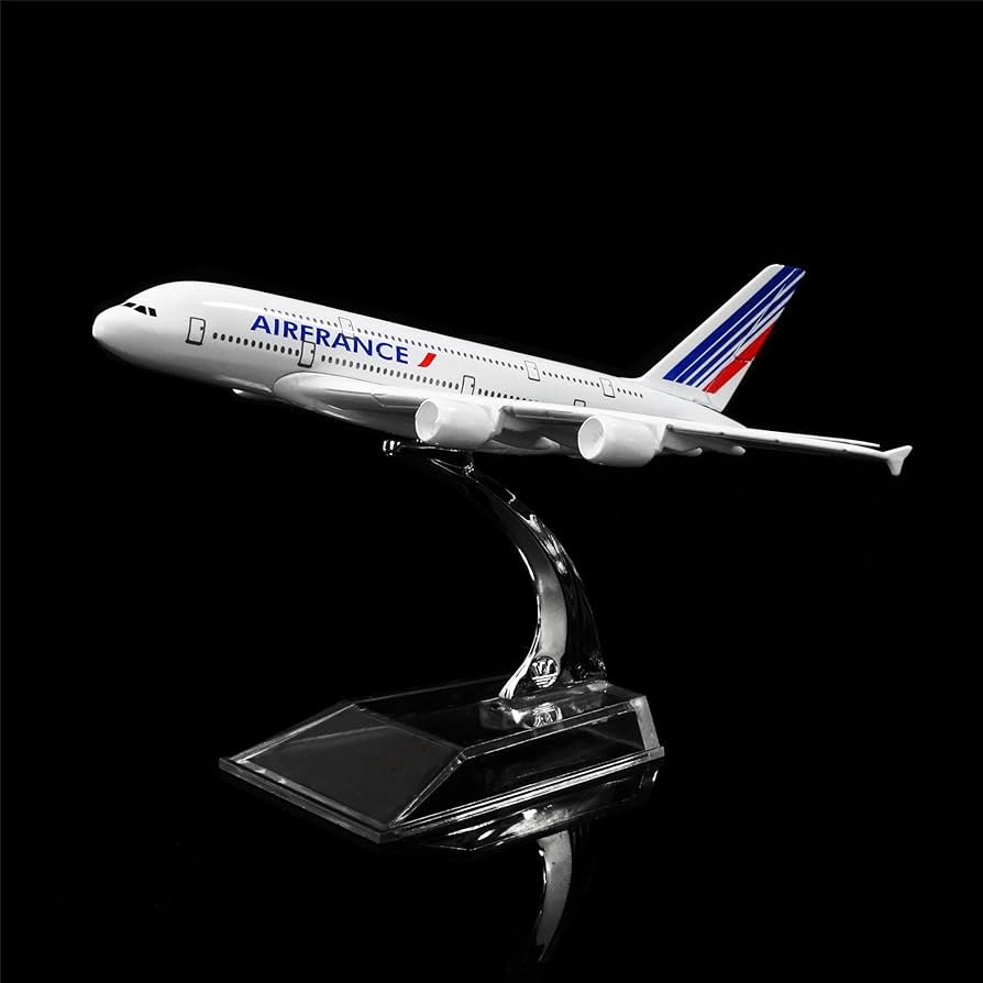 Amazon.com: 24-Hours Air France A380 Solid Alloy Metal Model