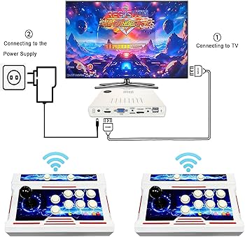 Amazon.com: RegiisJoy 32000 in 1 Wireless Pandora Box Arcade Game