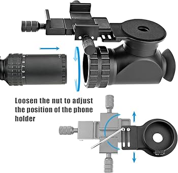 Amazon | Forevercam ライフルスコープ 携帯電話カメラマウント