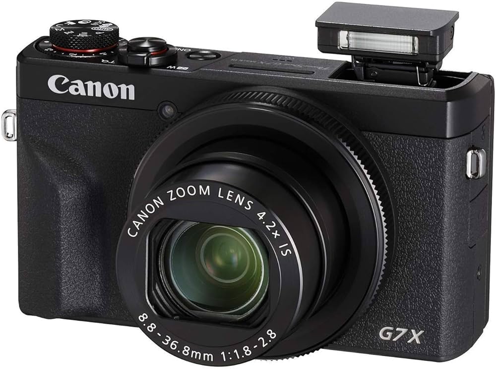 Canon POWERSHOT G7 X Mark III Fotocamera Digitale, Nero (3637C001