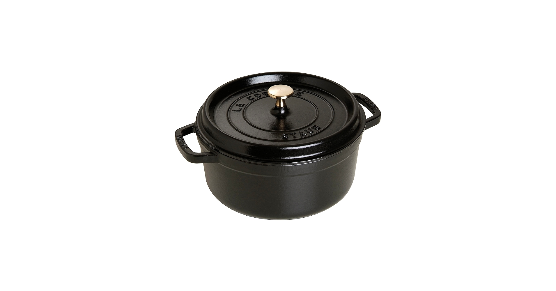 Amazon.com: STAUB Cast Iron Roaster/Cocotte, Round, 6.7 L, Black