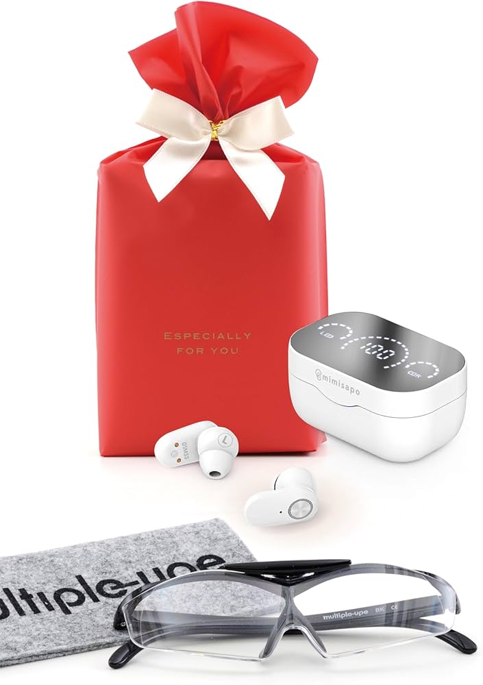 Amazon.co.jp: [ みみサポスマート ] 集音器 +メガネ型拡大鏡セット