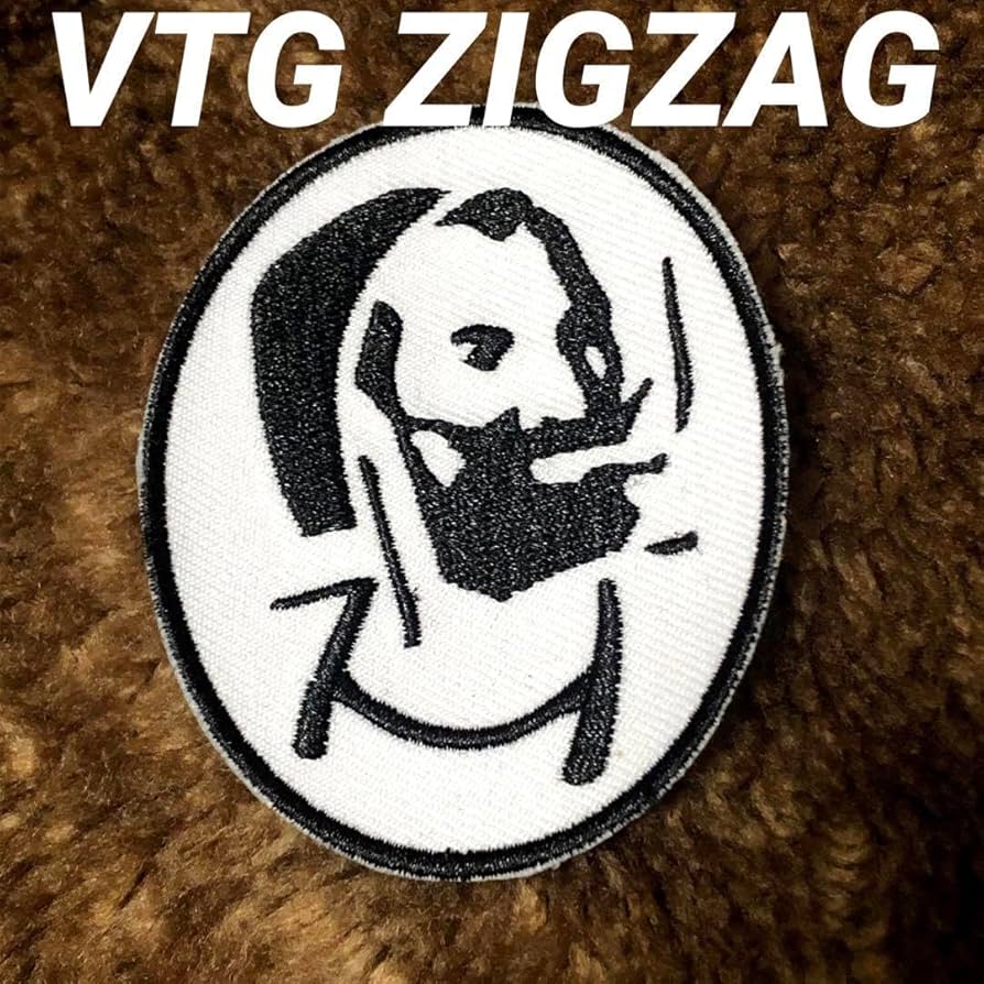 Amazon.co.jp: ジグザグマンワッペン ビンテージヴィンテージ ヒッピー