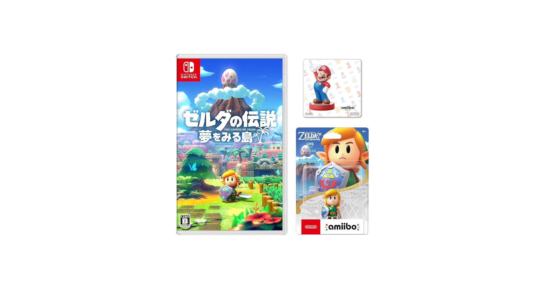 Switch ゼルダの伝説 まとめ売り2セット①夢をみる島、②知恵の
