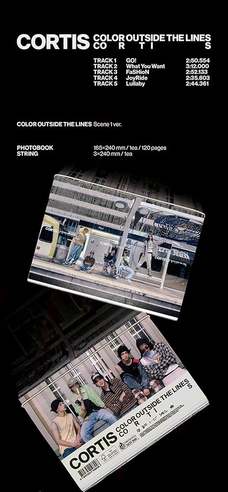 Amazon.com: CORTIS COLOR OUTSIDE THE LINES 1st EP Album (Photobook