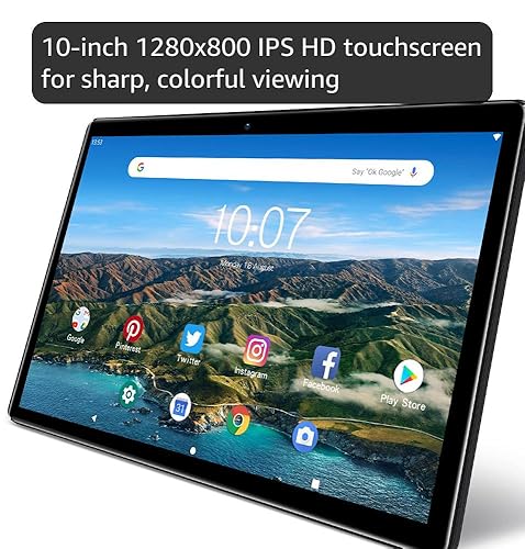 Amazon.com : PRITOM Android Tablet 10 inch, M10, 64GB Android