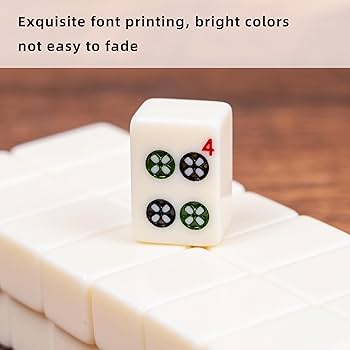 Amazon.com: drizzle Numbered Travel Mahjong Mini Set 20mm with