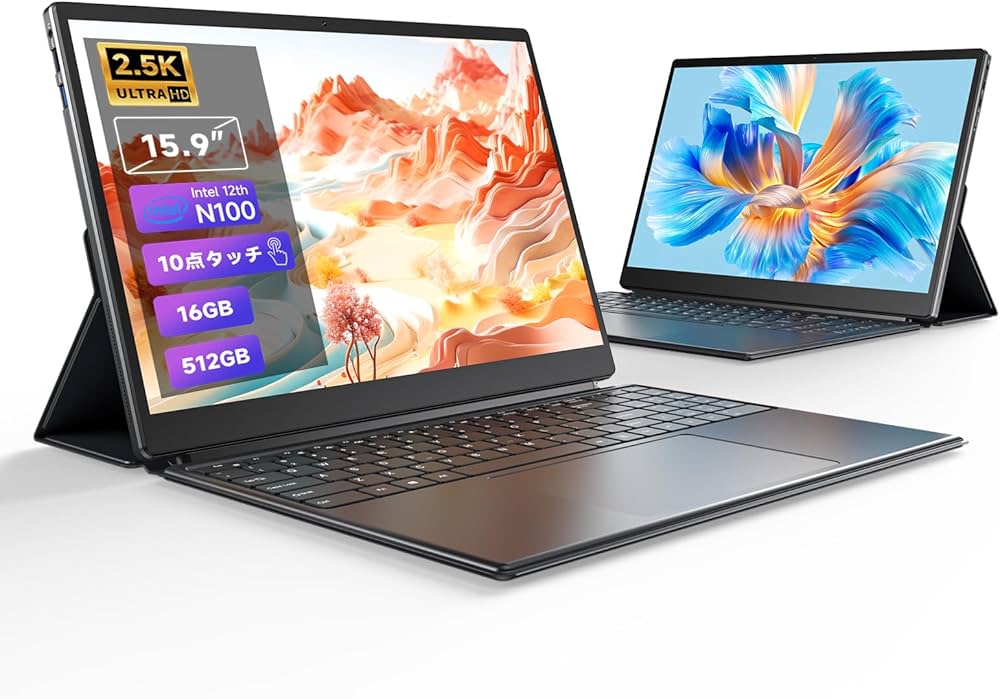 Amazon.co.jp: 2in1ノートパソコン タブレットPC 15.9インチ ノート