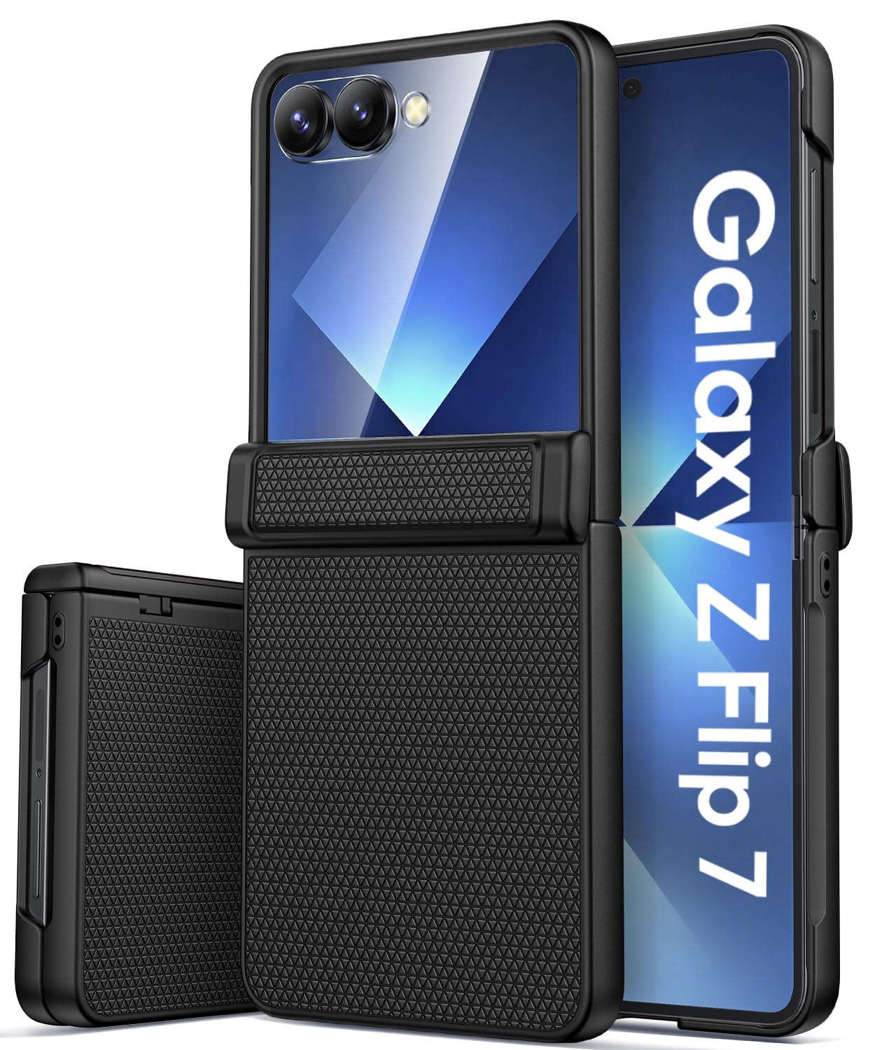 Amazon.co.jp: Galaxy Z Flip7 ケース ヒンジ保護 外部スクリーン保護