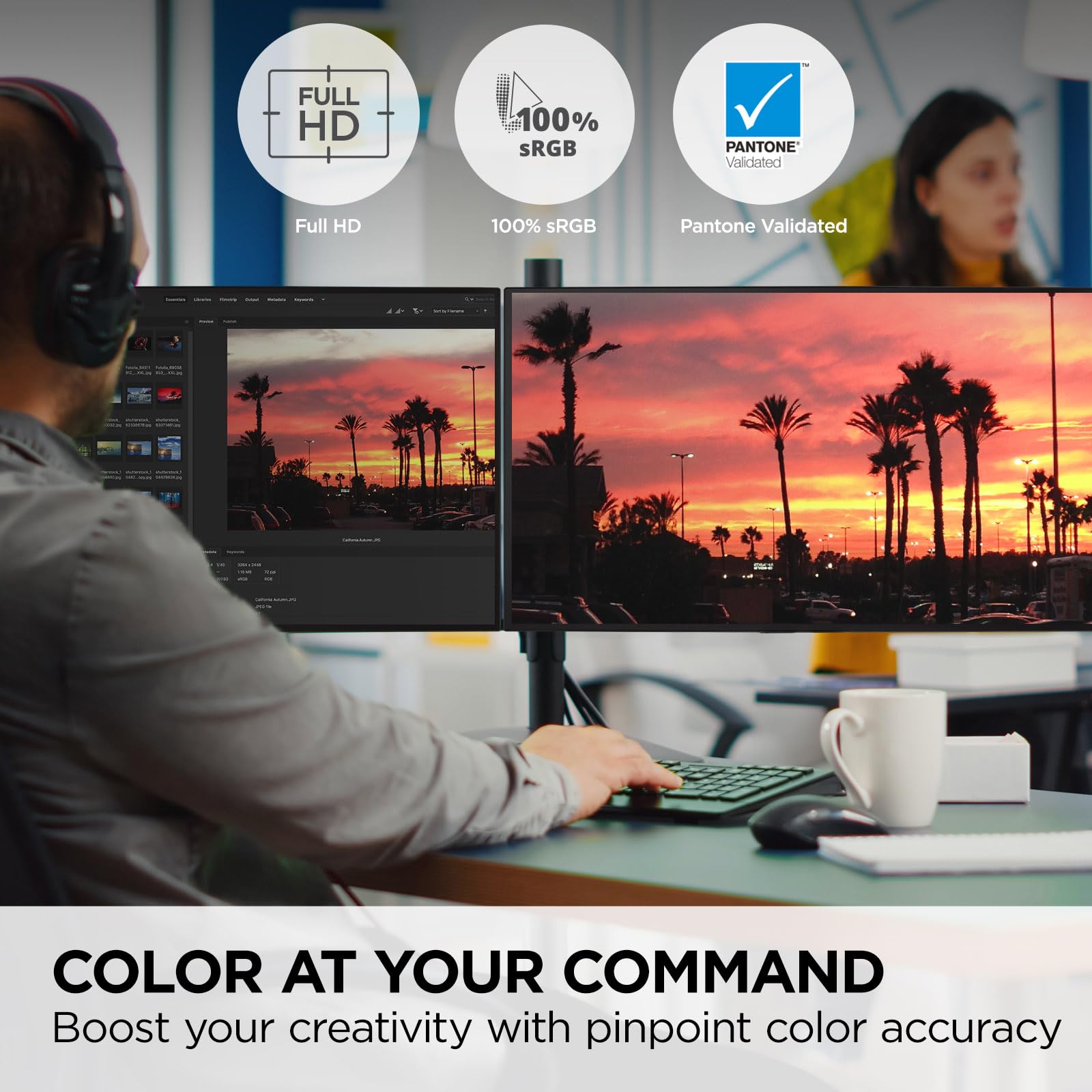 Amazon.co.jp: ViewSonic VP2468A_H2 24インチ プレミアム デュアル