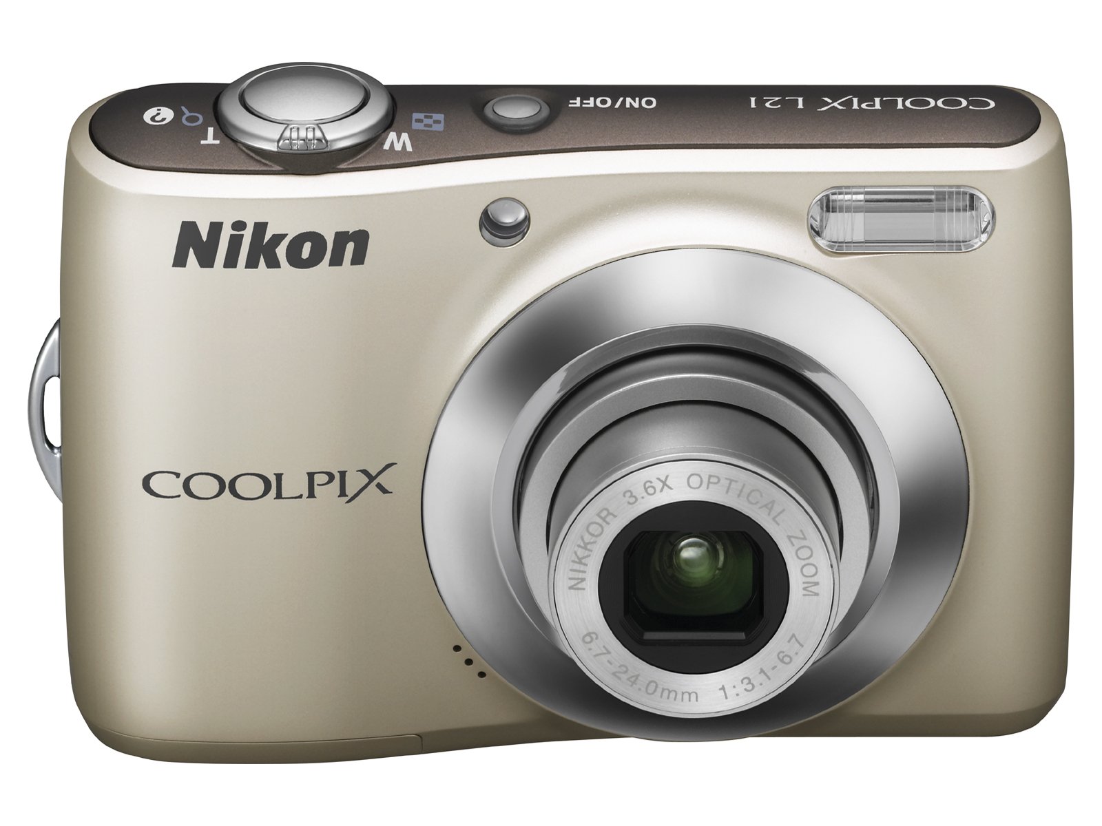 Amazon.co.jp: Nikon Coolpix L21 Digital Camera, Silver : Electronics