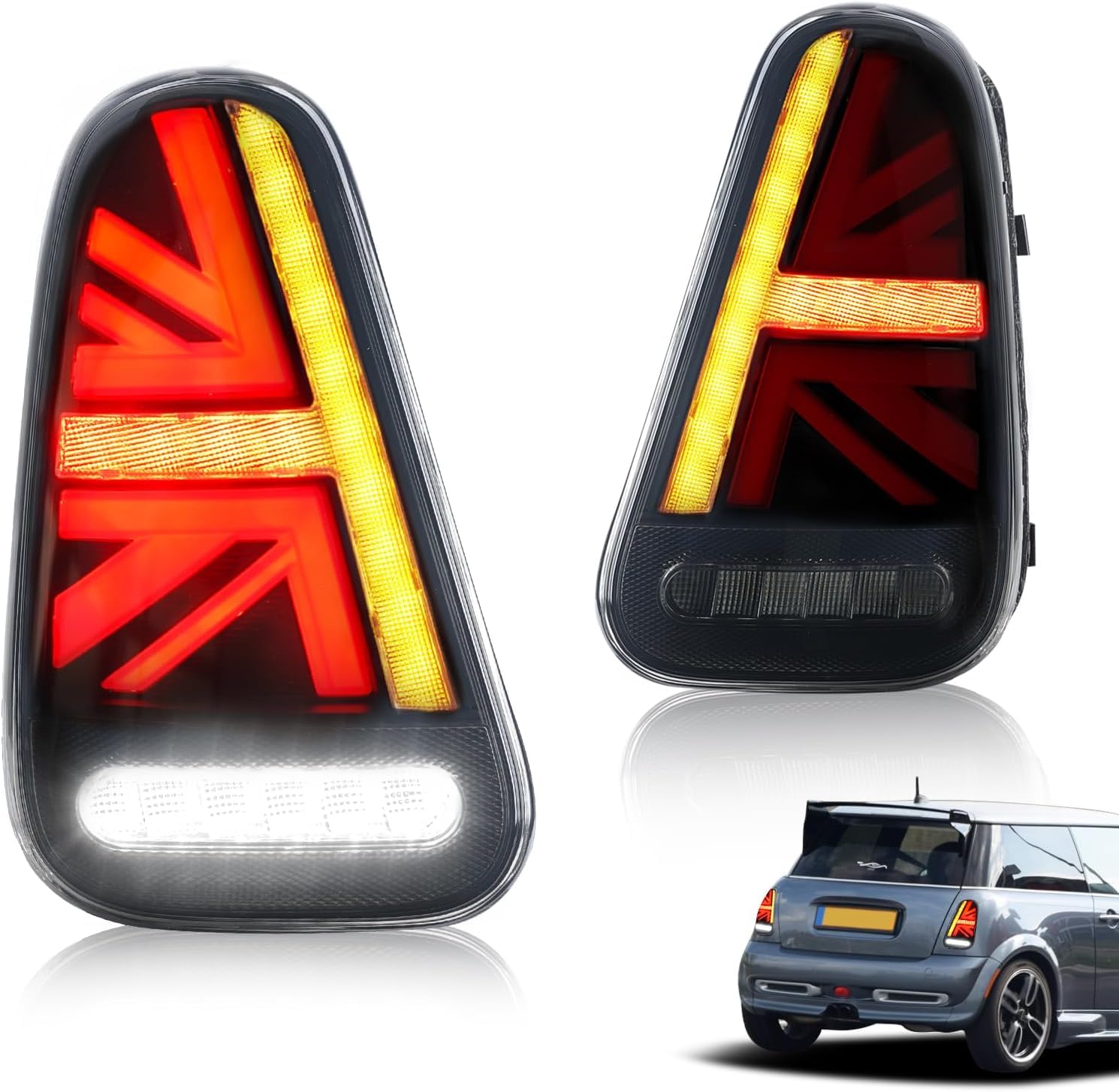Amazon | Archaic ミニクーパー テールランプ mini R50 R52 R53 テール