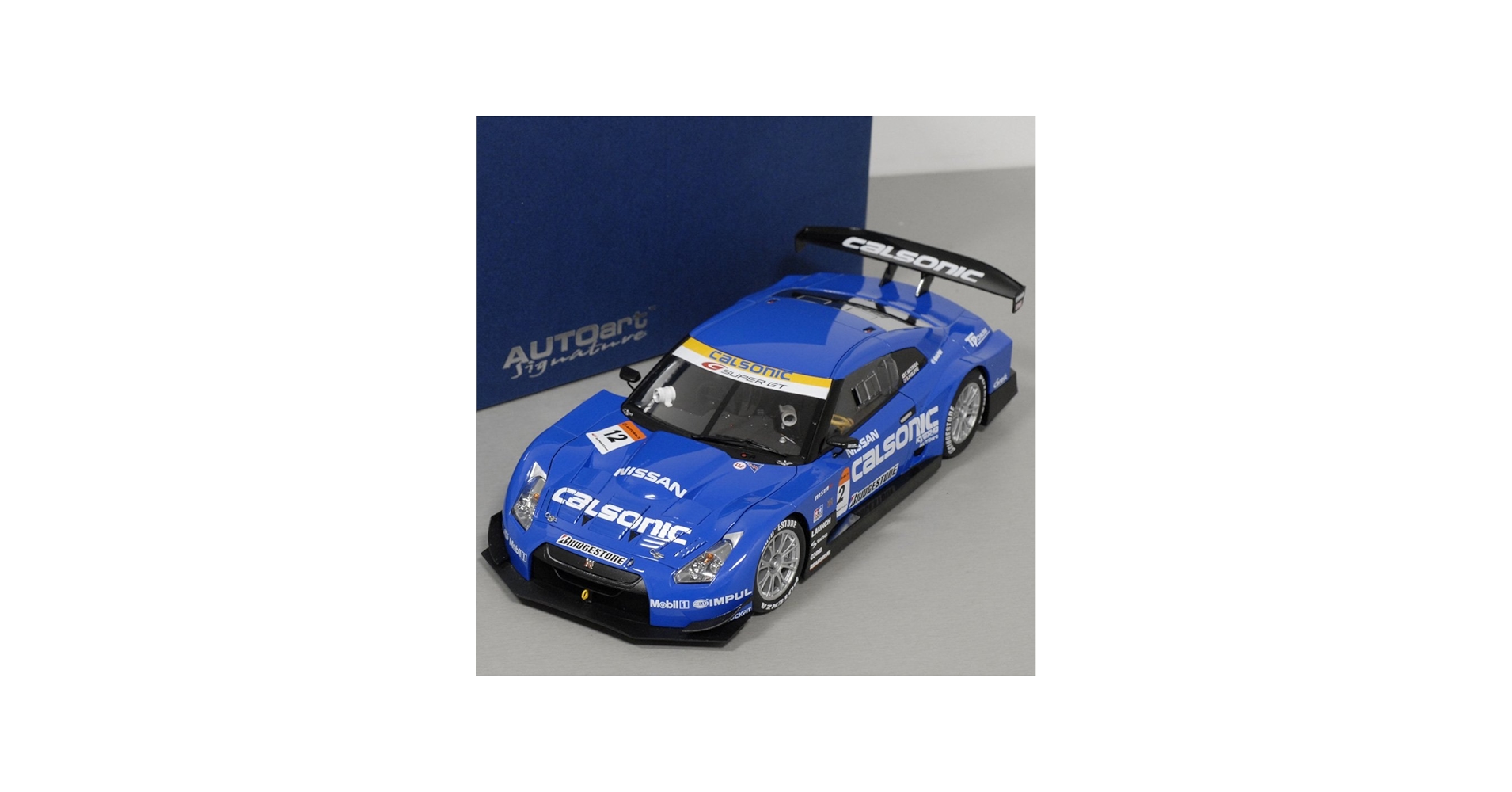 Amazon | AUTOart 1/18 日産 GT-R (R35) '08 SUPER GT #12