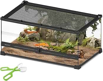 Amazon | AIYOI 爬虫類 ケージ 飼育ケース レオパ ケージ グラス