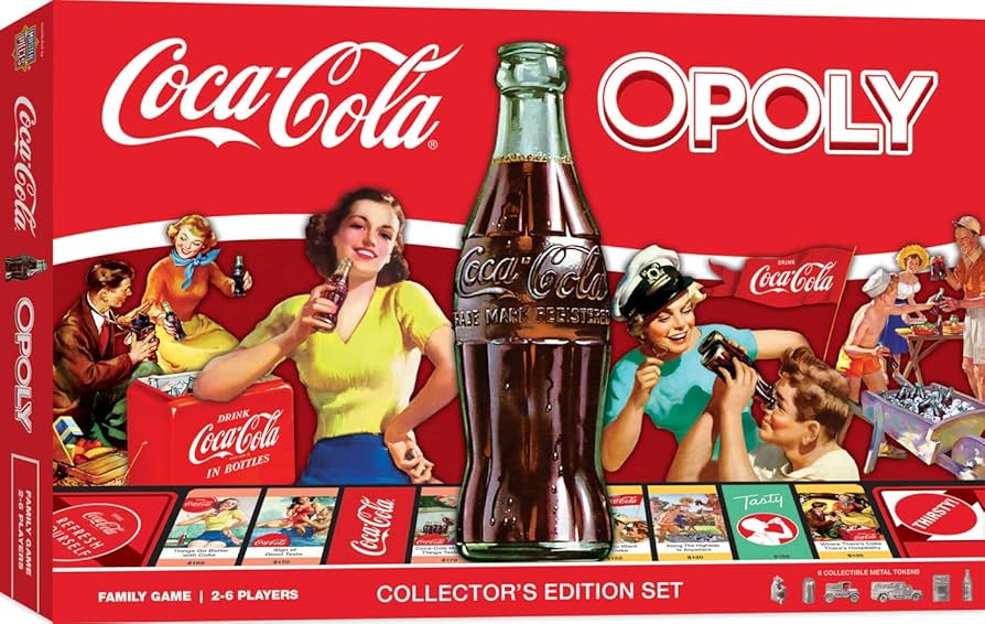 Amazon.com: MasterPieces Opoly Board Games - Coca-Cola Opoly