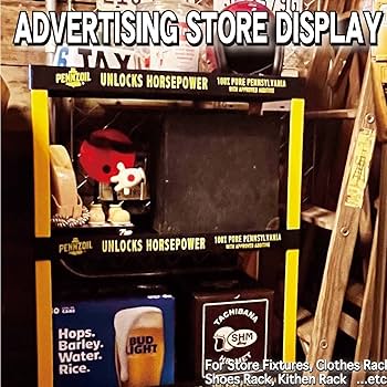 Amazon｜アメリカン アドバタイジング ストア ディスプレイ 棚