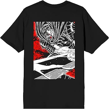 Amazon.com: Bioworld Berserk Guts Blood Crew Neck Short Sleeve