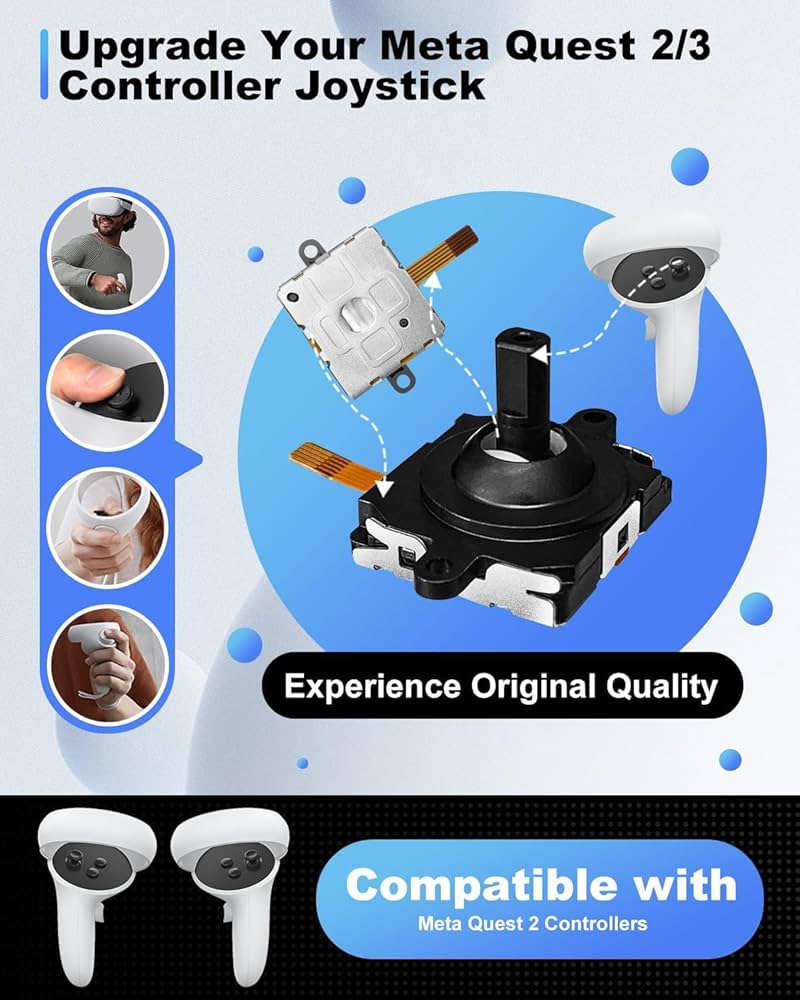 Amazon.com: Joystick Replacement Kit for Oculus Quest 2 Controller