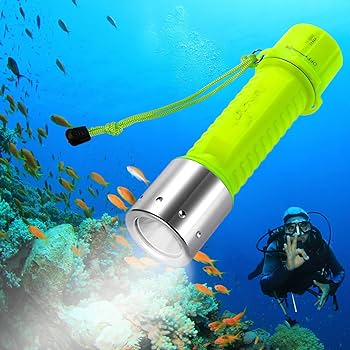 Amazon.com : BESTSUN 1800Lm Professional Diving Flashlight Super