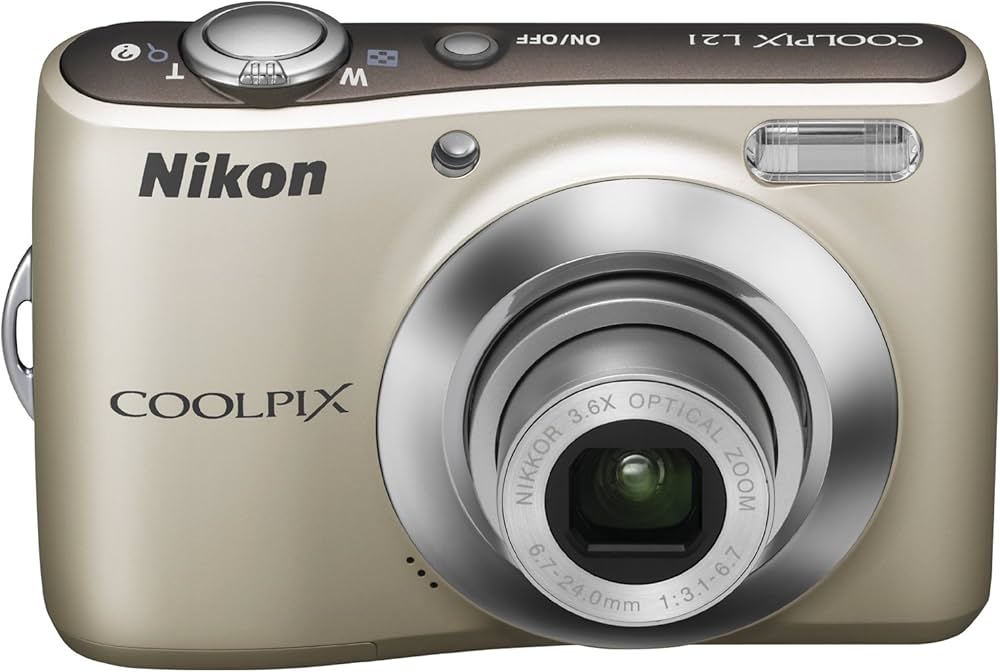 Amazon.co.jp: Nikon Coolpix L21 Digital Camera, Silver : Electronics
