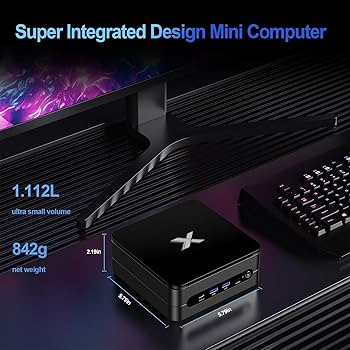 Amazon.co.jp: Mini PC 16GB DDR4 512GB SSD Mini Gaming PC 第12世代