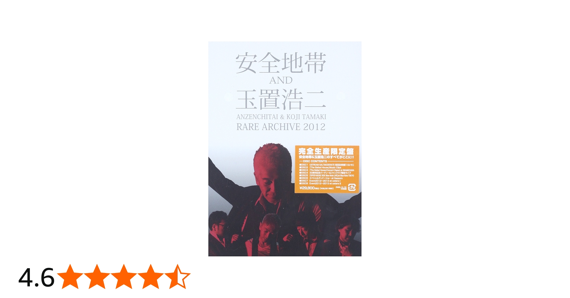 Amazon.co.jp: ANZENCHITAI & KOJI TAMAKI RARE ARCHIVE 2012 [DVD