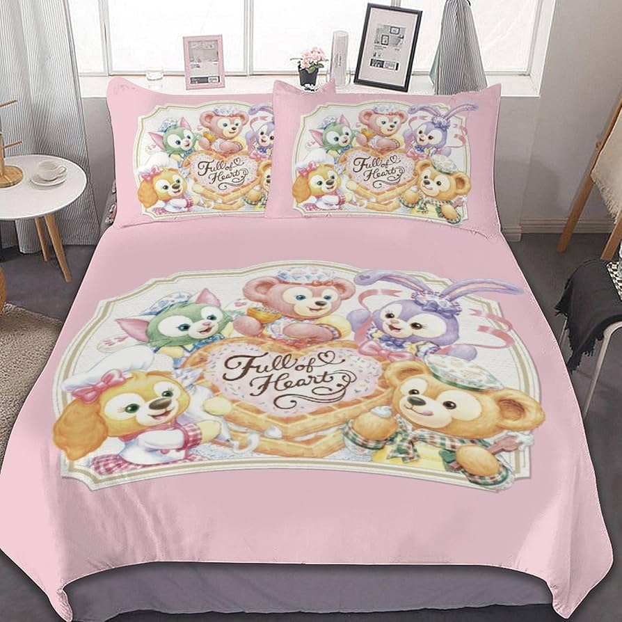 Amazon｜【3点セット】ダッフィー ダッフィーフレンズ 布団カバー 寝具