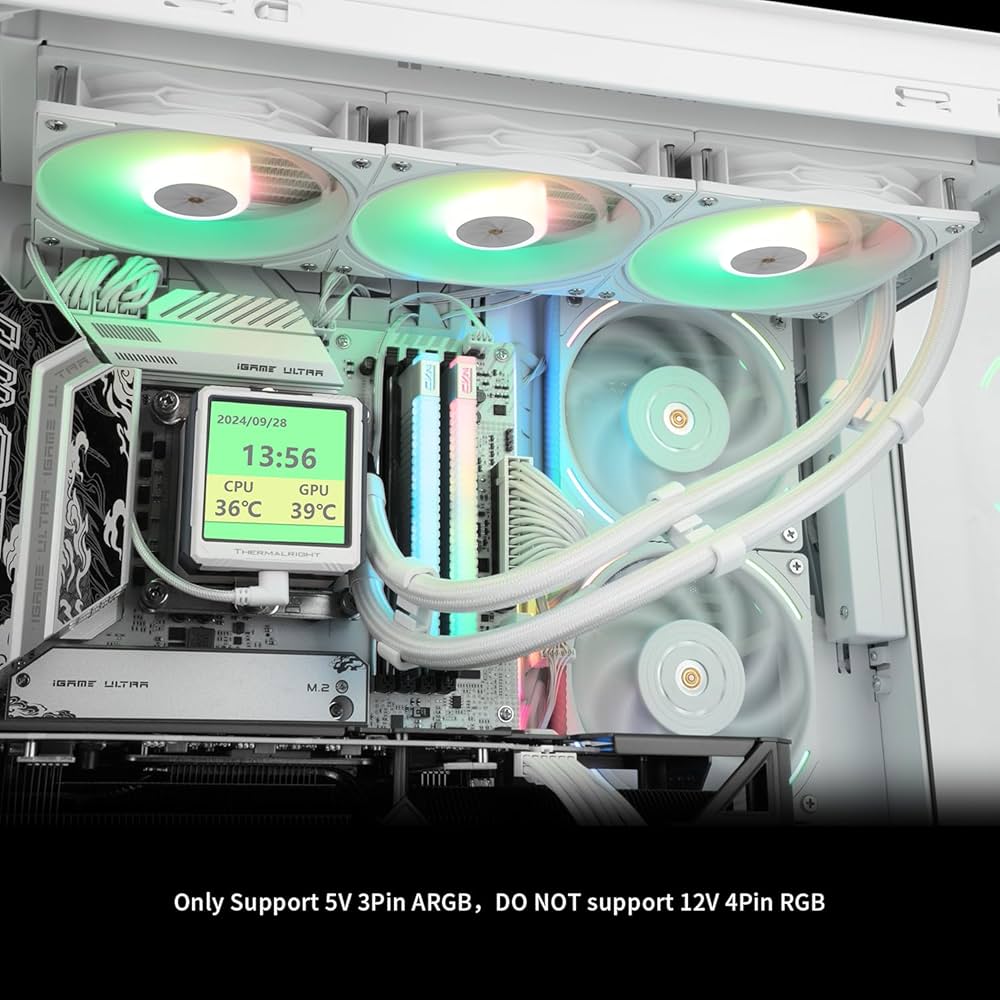 Amazon.com: Thermalright FW360 Ultra ARGB White CPU AIO Cooler,PC