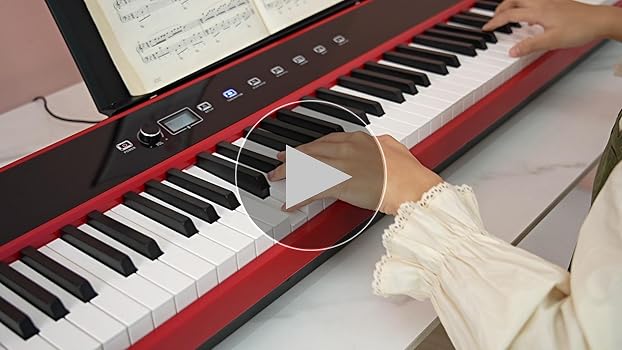 Amazon | SHEIRIN 電子ピアノ 88鍵盤 ハンマーアクション タッチ