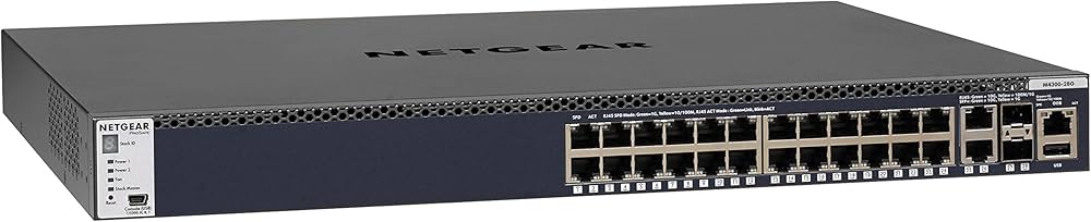 Amazon | 【正規品】ネットギア NETGEAR M4300-28G 1000BASE-T 24