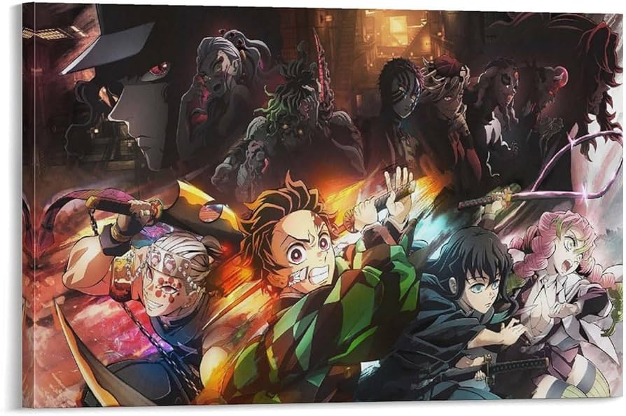 Amazon.co.jp: 鬼滅の刃 きめつのやいば 人気 熱血 アニメポスター