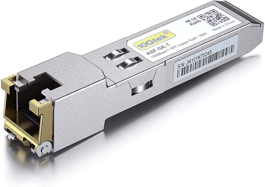 Amazon.co.jp: 10Gtek 1.25G SFP-T, 1000Base-T カッパー SFP