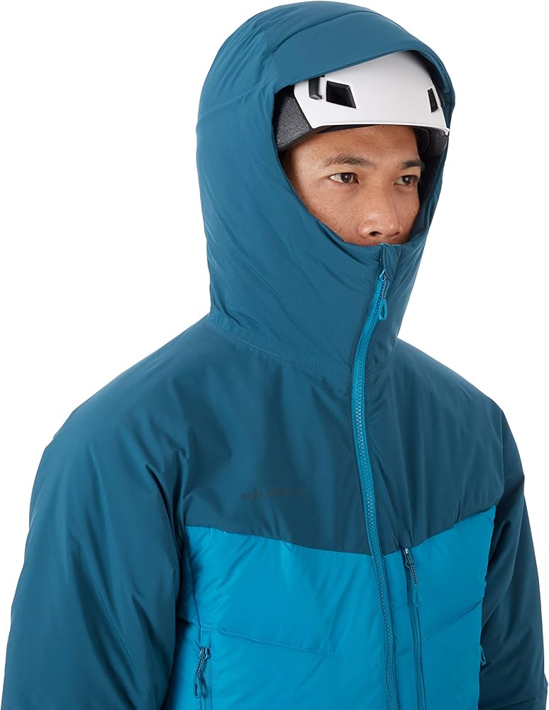 Amazon | Mammut Rime Pro IN Hybrid Hooded Jacket sapphire/wing