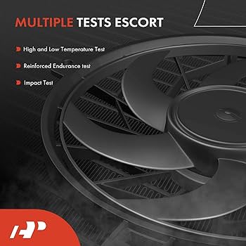 Amazon.co.jp: A-Premium左エンジンラジエーター冷却ファンアセンブリ