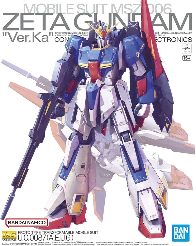 Amazon.com: Bandai Hobby - Mobile Suit Zeta Gundam - Zeta Gundam