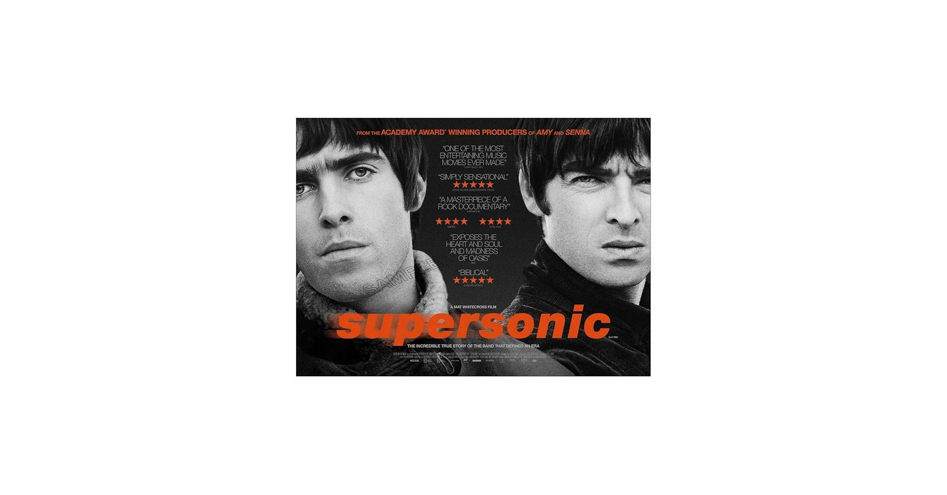 Oasis Supersonic Rock Band Music Vintage Poster Photo Wall Art