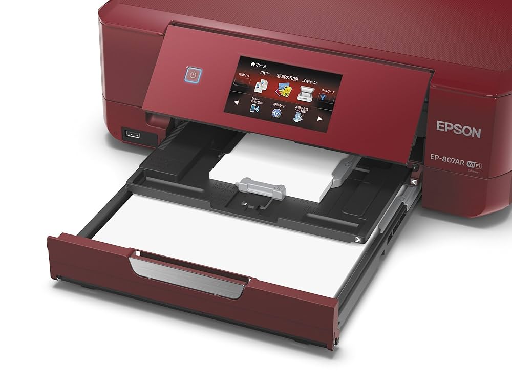 EPSON インクジェットプリンター EP-807A レッド