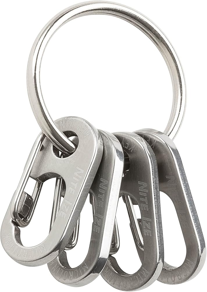 Amazon.com: Nite Ize Keyring MicroLink, Stainless Steel Key Ring