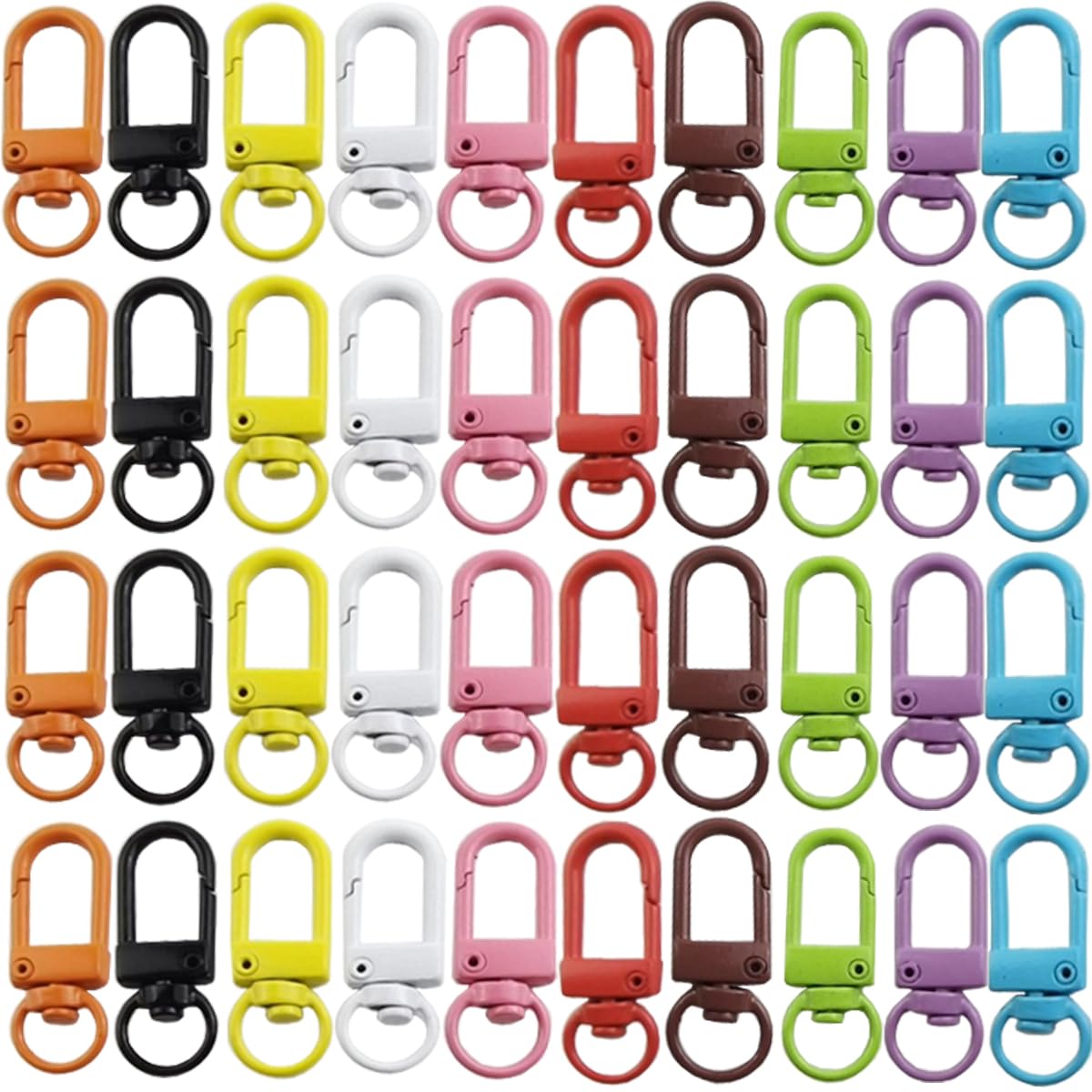 Amazon.com: NSBELL 50PCS Colorful Metal Lobster Claw Clasps Swivel