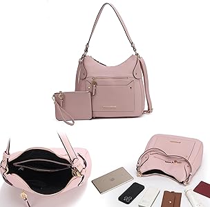Amazon.com: MKF Collection Shoulder Bag for Women & Wristlet Pouch
