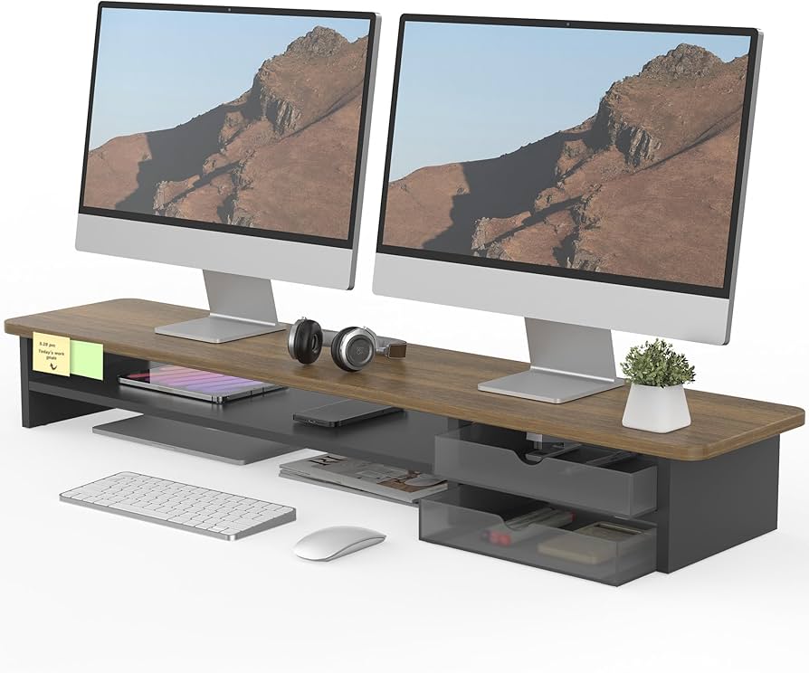 Amazon.co.jp: Fenge モニター台 卓上 モニタースタンド パソコン台