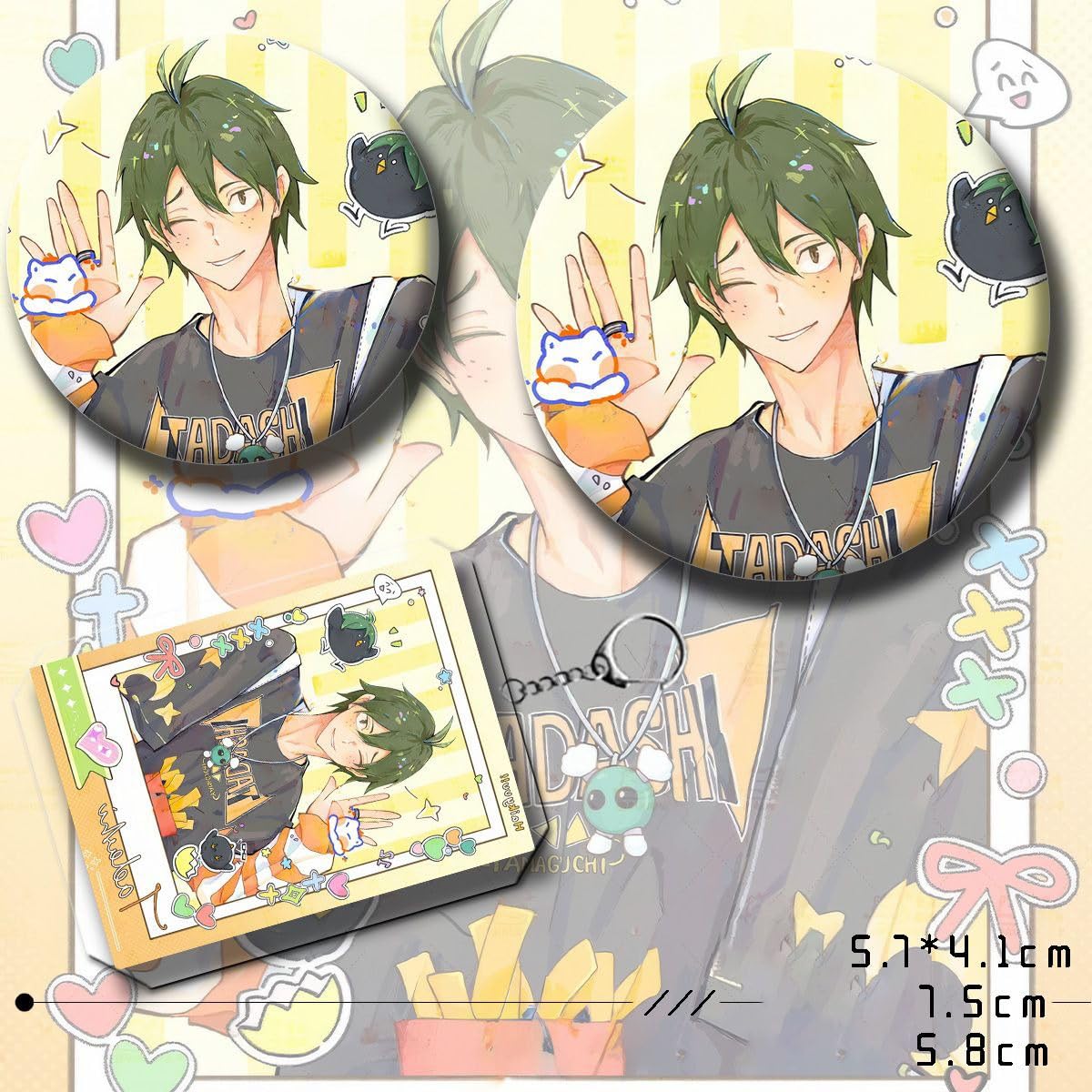 Amazon.co.jp: ハイキュー!! 月島蛍 山口忠 グッズ セット 福袋 6点