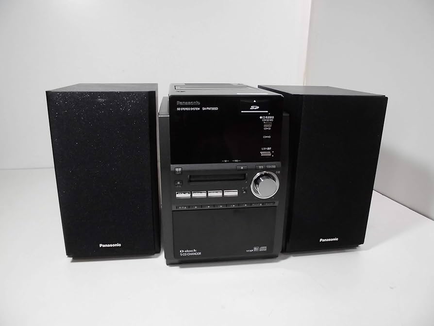 Amazon.co.jp: Panasonic D-dock SDステレオシステム(ブラック) SC