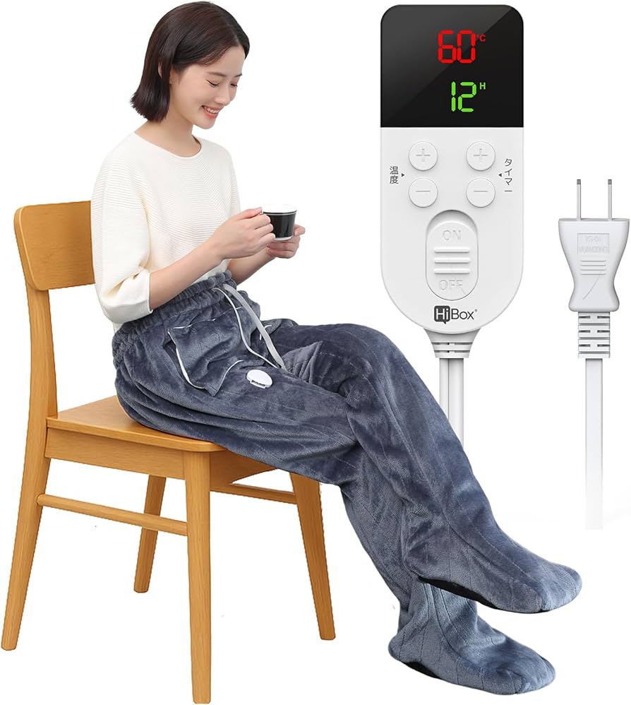 Amazon.co.jp: HiBox®【現役看護師監修】足温器 着るこたつ フット