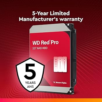 Amazon.com: Western Digital 16TB WD Red Pro NAS Internal Hard